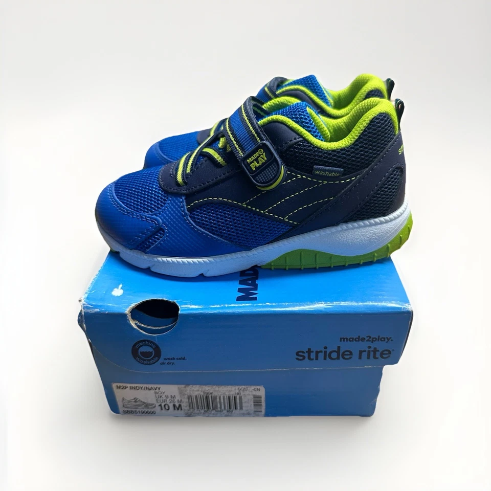 Stride Rite M2P Indy/Marina SBBS190600 Niños 10M Nuevo | ¡Envío Gratis! Foto 2 de 4
