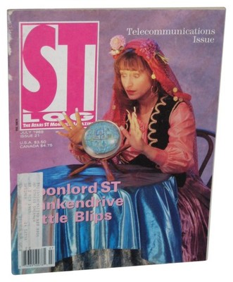 Atari ST Monthly Ausgabe Juli 1988 Heft Nr. 21 Telekommunikation Titel
