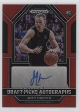 2023-24 Panini Prizm Draft Picks Red 138/149 Joey Hauser #DPA-JHS Auto 1bj7