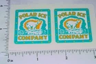 Pair Marx Polar Ice Delivery Truck Sticker Set MX-008