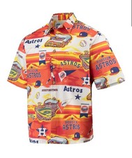 NEW Men's Reyn Spooner MLB Houston Astros Scenic ButtonUp Hawaiian Shirt Size M