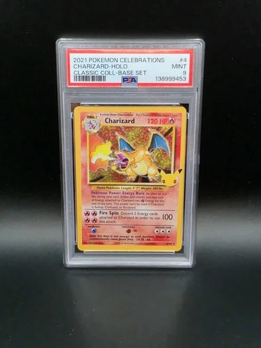 New Listing2021 Pokemon Celebrations Classic Collection Charizard 4/102 Holo PSA 9 Mint