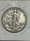 1939 D Walking Liberty Half Dollar 90% Silver  EF