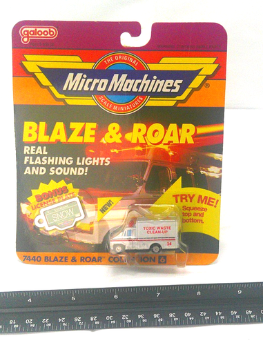 Micro Machines Blaze & Roar #1 – Galoob – Boîte A-17, Occasion Vintage