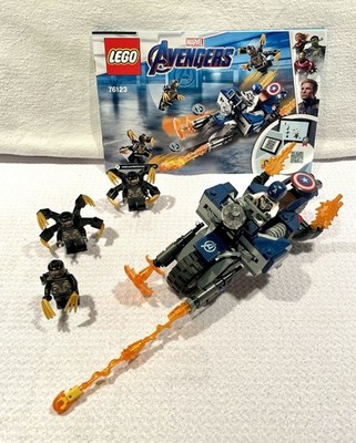 Lego 76123 Marvel Avengers Captain America: Outriders Attack Opened Complete