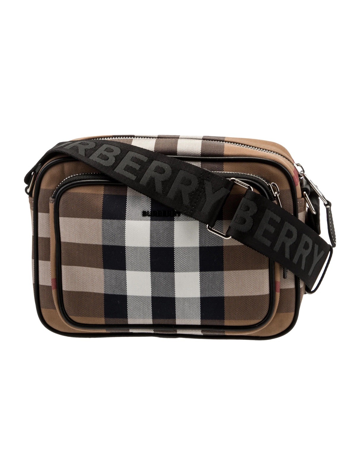 BURBERRY Checked Pattern Crossbody Shoulder Bag D… - image 2