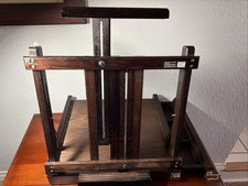 Portable Wooden Art Painting Case Organizer with Adjustable Easel and Drawer CC