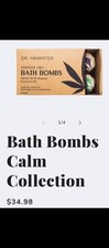 New in Box Dr. Hempster Essential Oils Bath Bomb Calm Collection with 6 Bath...