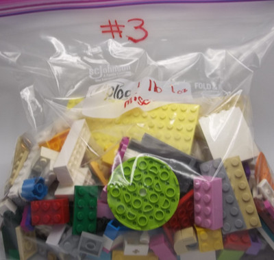 LEGO Bulk Lot   1 lb Mixed Bricks   Clean Random Pieces - Lot #3