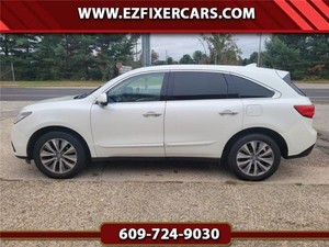2015 Acura MDX Tech Pckg Insurance Repo Salvage