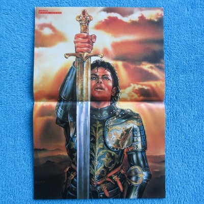 MICHAEL JACKSON POSTER BRAVO 2 Seiten 80er BROS