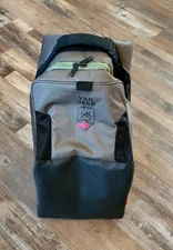 OGIO VAN DEER / RED BULL GREEN BOOT BAG MOTO SNOWBOARD SKI TRAVEL BLACK ZIPPERS