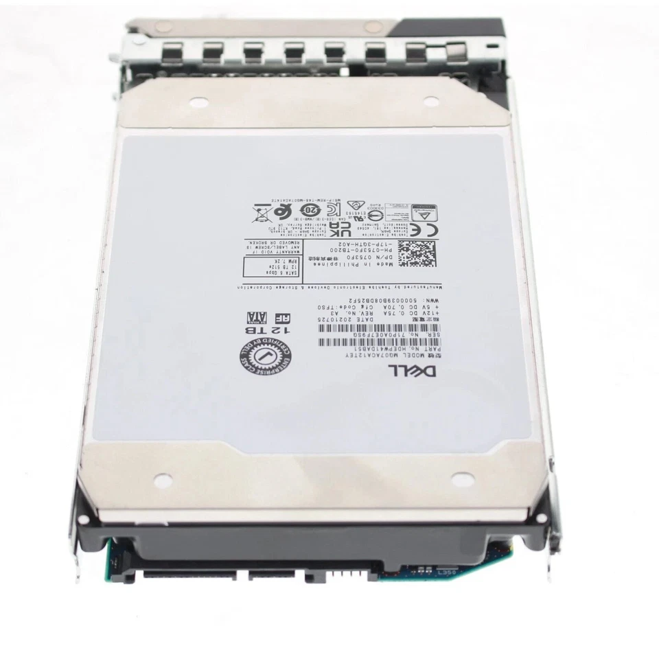 Dell 753F0 12TB SATA 6GBPS 512e 7.2K 3.5 Hard Drive MG07ACA12TEY HDEPW41" - Image 2 of 2