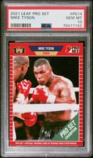 Mike Tyson Boxing Cards and Autographed Memorabilia Guide 16