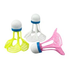 3x Windproof Badminton Shuttle Balls for Sports Activities Beach Gymnasium