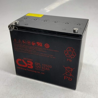 CSB Sealed Lead Acid Battery for Thomas & Betts Emiu-1000-4ld 12V 52Ah GPL 12520