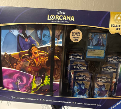 Disney Lorcana First Chapter Collector Set Bundle Costco NEW SEALED