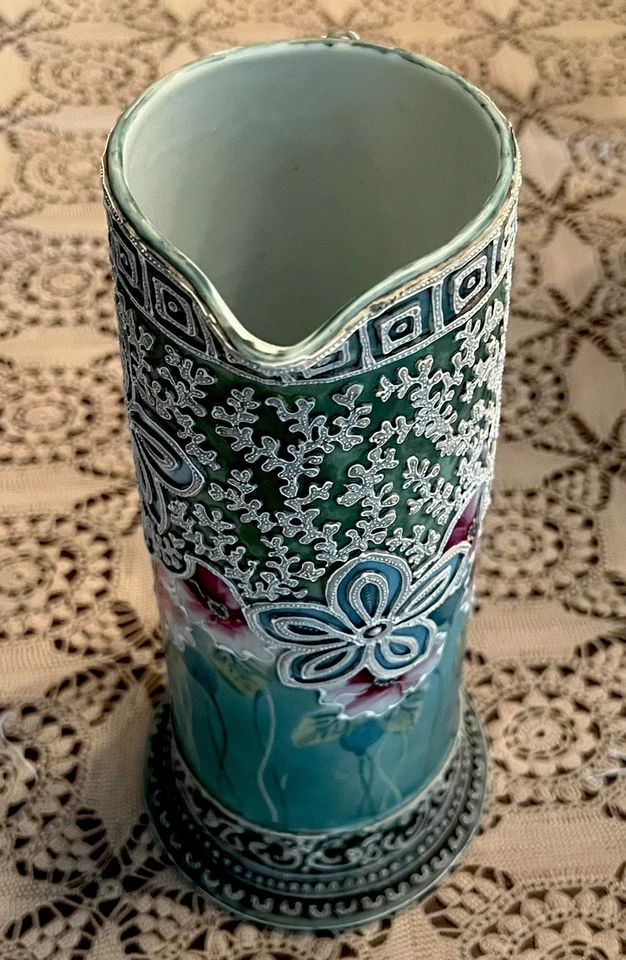 Antigua Jarra Japonesa Nipón Moriaje Circa-1891" Absolutamente Hermosa. Foto 2 de 4