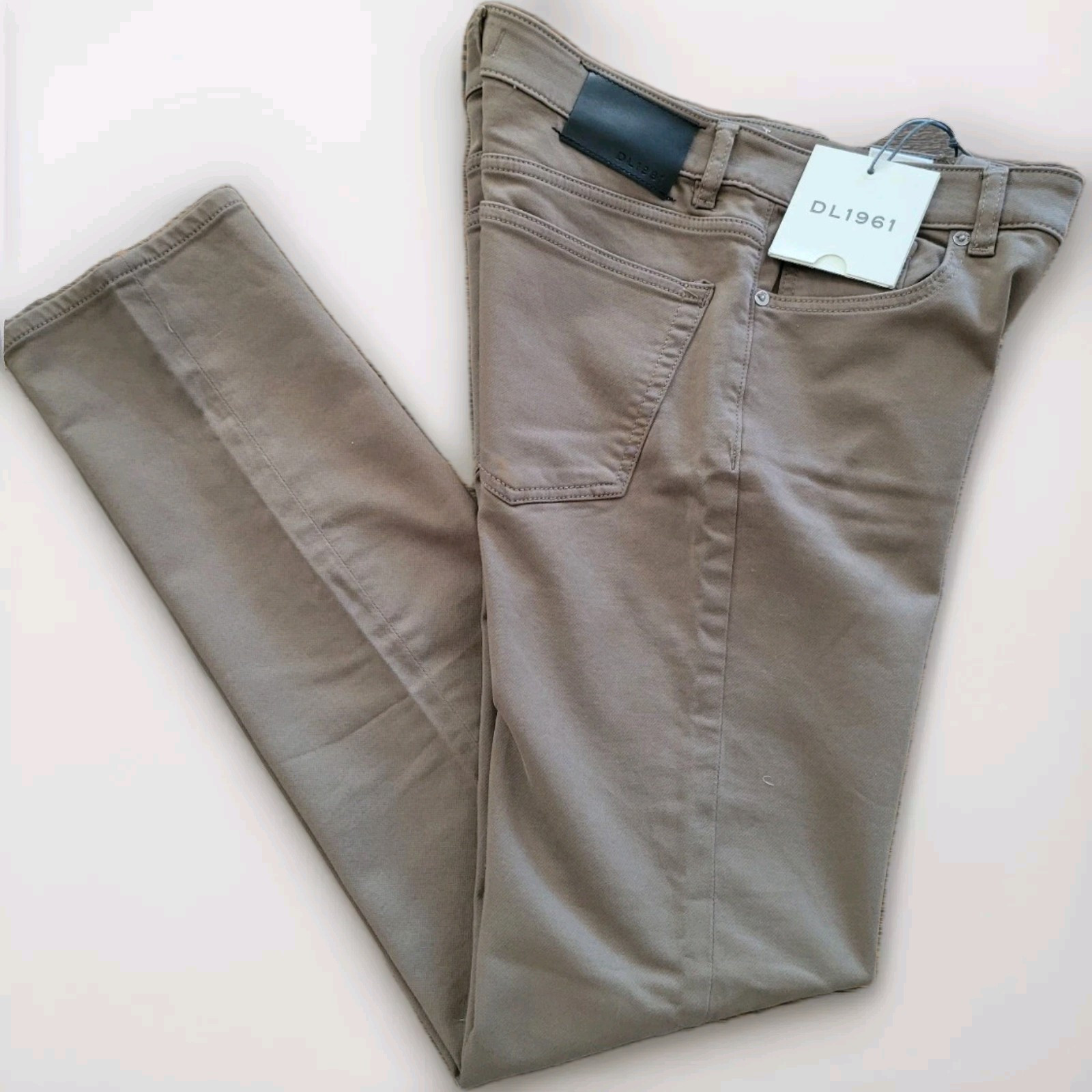 DL1961 Nick Slim 5 Pocket Jean Cut Pants Size 30 x 34 Cotton Blend New w/ Tags 