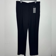 Saint Laurent Straight-Leg Wool-Twill Trousers Black Men  s IT 52/US 36