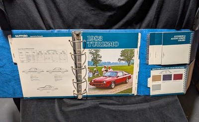1983 PLYMOUTH Color and Trim Selections Book Gran Fury Horizon TC3 Turismo Mopar