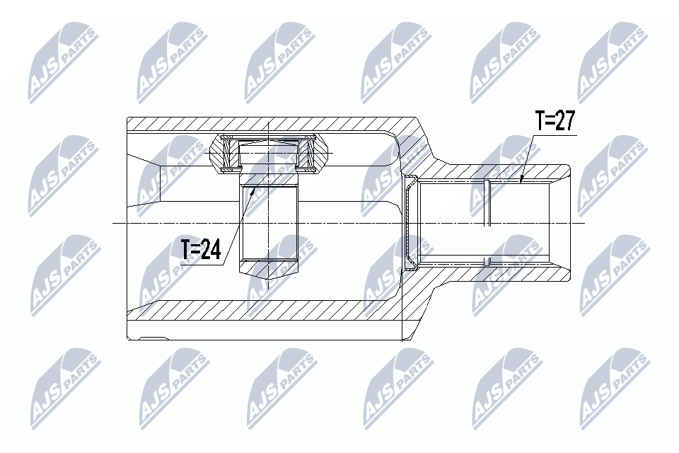 JOINT KIT DRIVE SHAFT NPW-ME-088 FOR MERCEDES-BENZ M 274.920 2.0L 4cyl GLC 3.0L - Image 4