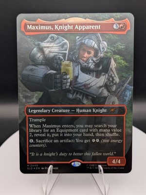 Fallout MTG SLD: FOIL Maximus, Knight Apparent (NM)