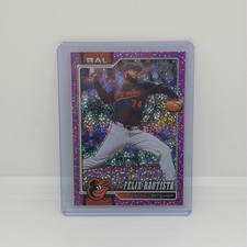 2026 Topps Celebrations Felix Bautista #128 Pink Confetti SP Orioles