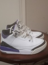 Nike Air Jordan 3 Retro Dark Iris Purple PS DM0966-105 Size 13C Shoes Sneakers