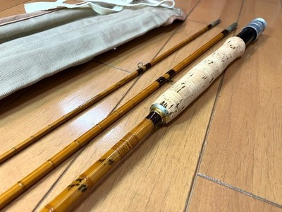 Old Hardy Palacona Deluxe Bamboo Rod 9' #5-6 3pc Fly Rod Fishing