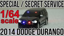 1/64 Undercover Police 2014 Dodge Durango with Lights SEE DESCRIPTION!!