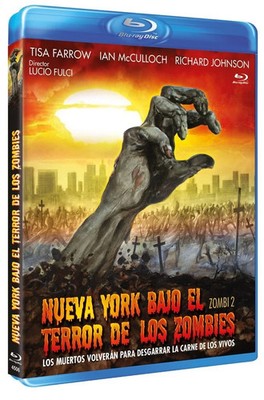 Nueva York Bajo el Terror de los Zombies BD Zombi 2 Blu-ray REGION LIBRE.A-B-C (