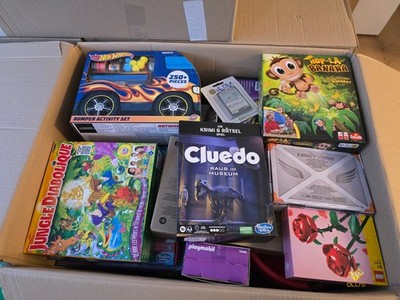 XXL Pallets Cardboard Box Toys Joblot Branded Goods NEW Flea Market A, B Goods