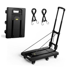 No Assembly Folding Hand Truck 440lbs, Dolly Cart with Wheels  Upright Lock,