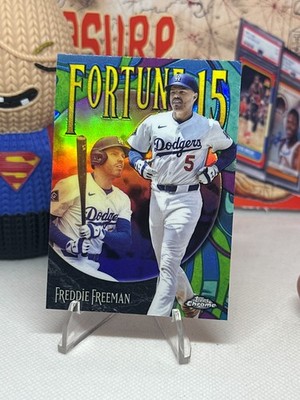 2025 Topps Chrome Update FORTUNE 15 Freddie Freeman #F15-13 - LA