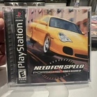 Need for Speed Porsche Unleashed ps1 PlayStation Electronic Arts 2000 Manual
