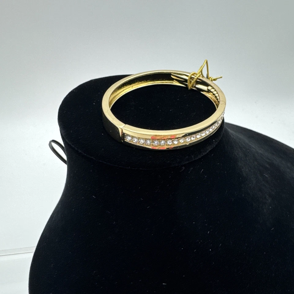Bebe Troy Bracelet / Bangle Gold With Rhinestones - Image 3 of 4