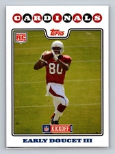 Early Doucet #197 2008 Topps Kickoff Arizona Cardinals RC