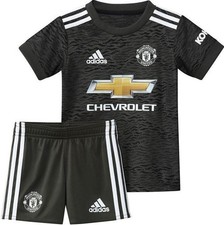 Manchester Utd 2020-21 Adidas Infant Away Football Baby Kit 6-9 months
