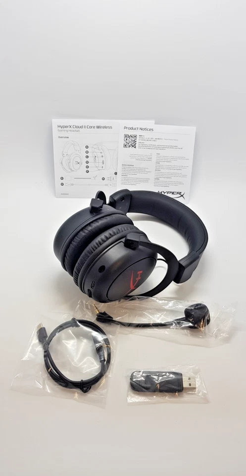 HyperX Cloud II Wireless Gaming Headset PS5 Xbox PC Mikrofon B-Ware Neuwertig - Bild 3 von 4