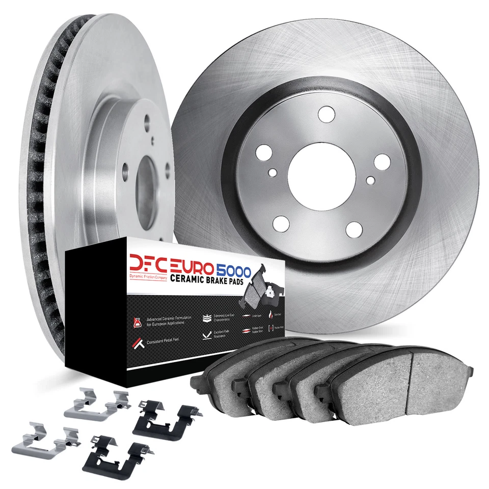 Kit de frenos de disco Dynamic Friction 6612-31202 para 01-06 BMW 330Ci 330i 330xi Foto 2 de 2