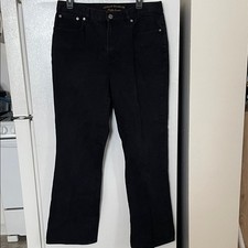Lauren Ralph Lauren Jeans Co. Size 12 Cotton Dark Denim Jeans Everyday Classic