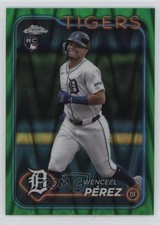 2024 Topps Chrome Update Green RayWave Refractor /99 Wenceel Perez Pérez 07sf