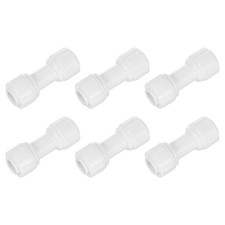 6Pcs Push to Connect Fittings, 1/4" OD x 1/4" OD Straight Union (6-6mm)