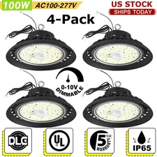 LED High Bay Light Super Bright Dimmable High Bay LED Lights Warehouse Shop Barn