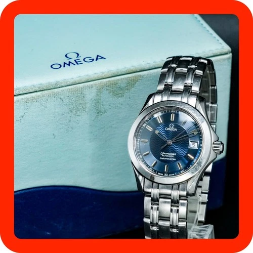 BOXED [N-MINT] OMEGA SEAMASTER 168.1501 Jacques Mayol Automatic Cal.1109 Men