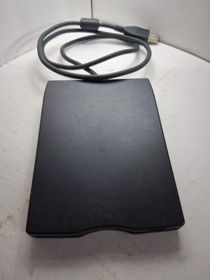 1.44 MB USB External Dell Floppy Disk Drive Module Black Excellent 