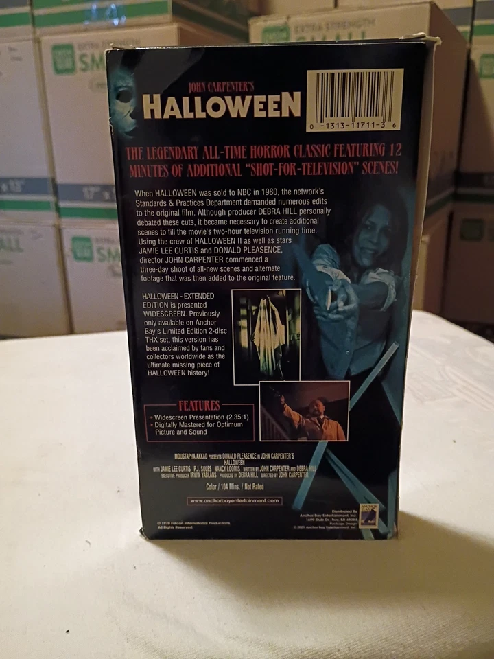 Vintage Vhs Halloween Extended Edition Widescreen RARE OOP HTF  - Bild 2 von 4