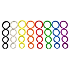 LeLuv Energy Power Cock Ring Multiple Colors, Multiple Sizes 24mm, 29mm, 34mm, 4