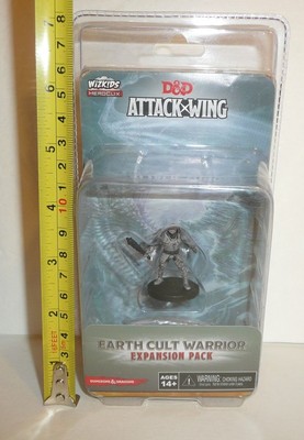Earth Cult Warrior Expansion Pack D&D Dungeon and Dragons Attack Wing Figure NEW